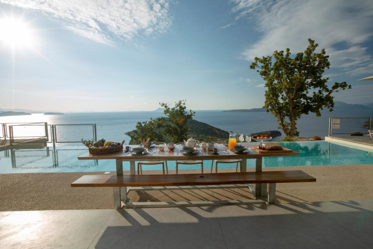 Villa Sirina Of Blue Caves Complex With Amazing View Gurantees Calm And Mind Relaxation Sivota  Exterior photo